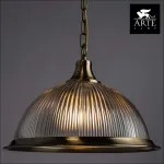 Подвесной светильник Arte Lamp American Diner A9366SP-1AB Цвет арматуры бронза Цвет плафонов прозрачный от ImperiumLoft