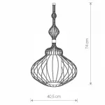 Плафон Nowodvorski Cameleon Abi M BL 8582 цвет плафонов черный от ImperiumLoft