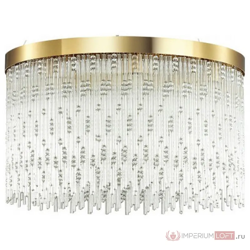 Подвесной светильник Odeon Light Refano 4848/8 Цвет плафонов прозрачный Цвет арматуры золото от ImperiumLoft