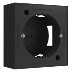 Короб накладной для розетки Werkel черный W8000008 от ImperiumLoft