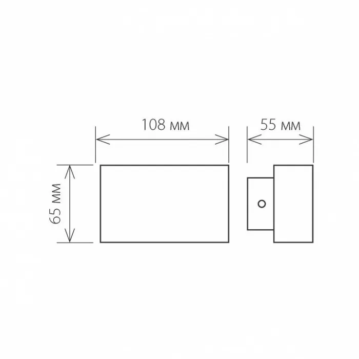Накладной светильник Elektrostandard Twinky 1555 Techno LED Twinky Double серый от ImperiumLoft