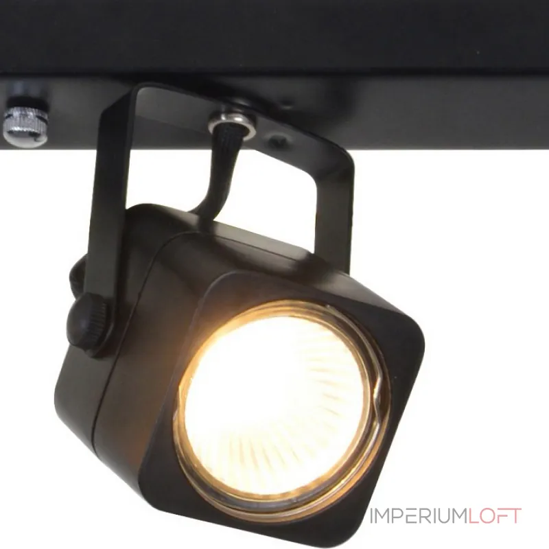 Спот Arte Lamp Lente A1314PL-4BK Цвет арматуры черный Цвет плафонов черный