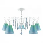 Подвесная люстра Lamp4You Provence 20 E4-05-WM-LMP-O-18-CRL-E4-05-GB-DN Цвет плафонов голубой от ImperiumLoft