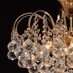 Подвесная люстра MW-Light Жемчуг 9 232016406 Цвет арматуры золото Цвет плафонов прозрачный от ImperiumLoft