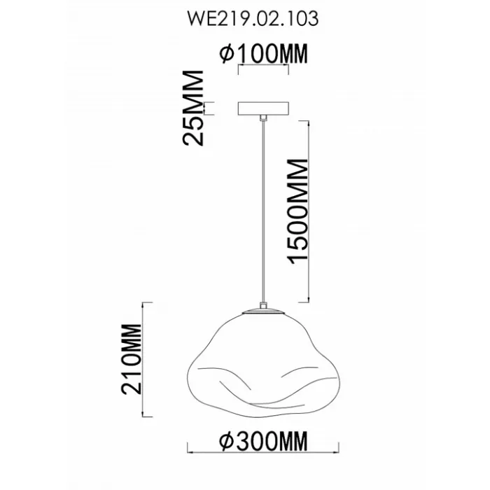 Подвесной светильник Wertmark Isola WE219.02.103 от ImperiumLoft