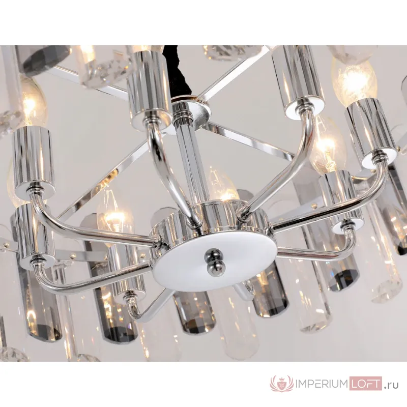 Подвесной светильник Ambrella Traditional 11 TR5303 Цвет арматуры хром Цвет плафонов серый от ImperiumLoft