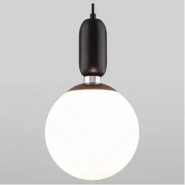 Подвесной светильник Eurosvet Bubble 50197/1 черный Цвет плафонов белый Цвет арматуры черный