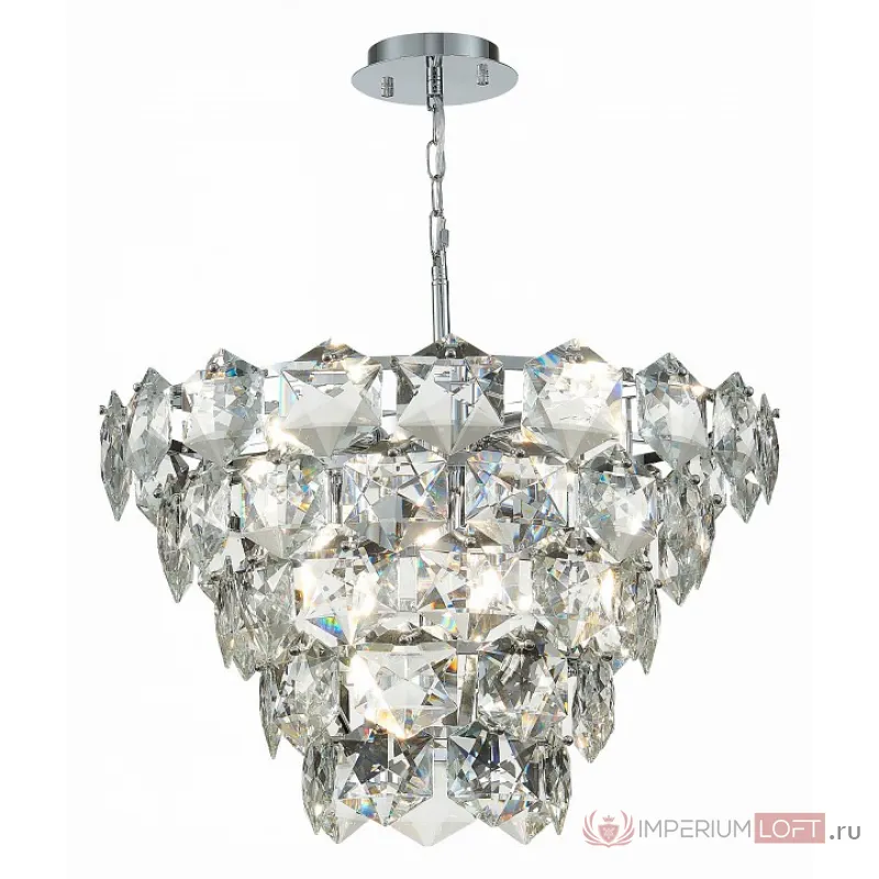 Подвесная люстра ST-Luce Viterbo SL1631.103.09 Цвет арматуры серый Цвет плафонов неокрашенный от ImperiumLoft