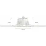Встраиваемый светильник Donolux DL18838 DL18838/30W White R Dim 4000K