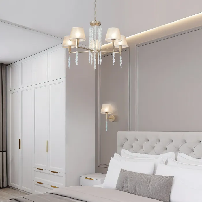 Бра Eurosvet Charuel 60148/1 матовое золото от ImperiumLoft