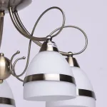 Потолочная люстра DeMarkt City Фелиция 1 347018105 Цвет плафонов бронза Цвет арматуры бронза от ImperiumLoft
