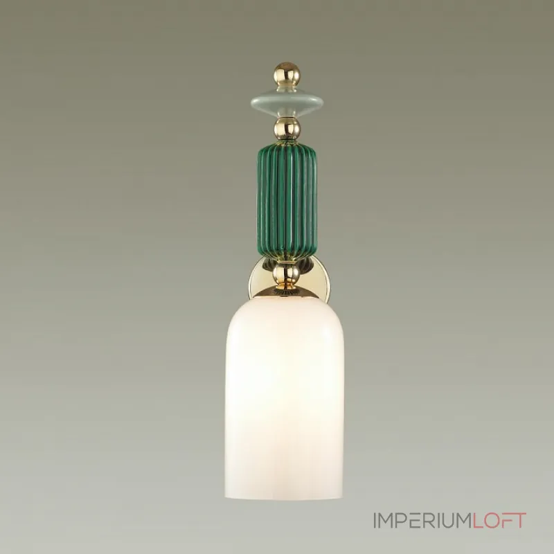 Бра Odeon Light Candy 1 4861/1W Цвет плафонов белый Цвет арматуры золото от ImperiumLoft Бра Odeon Light Candy 1 4861/1W Цвет плафонов белый Цвет арматуры золото от ImperiumLoft