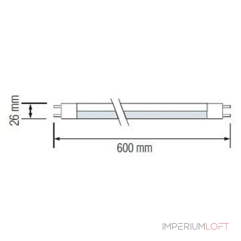 Лампа светодиодная Horoz Electric 002-001-0009 G13 9Вт 6400K HRZ00002156