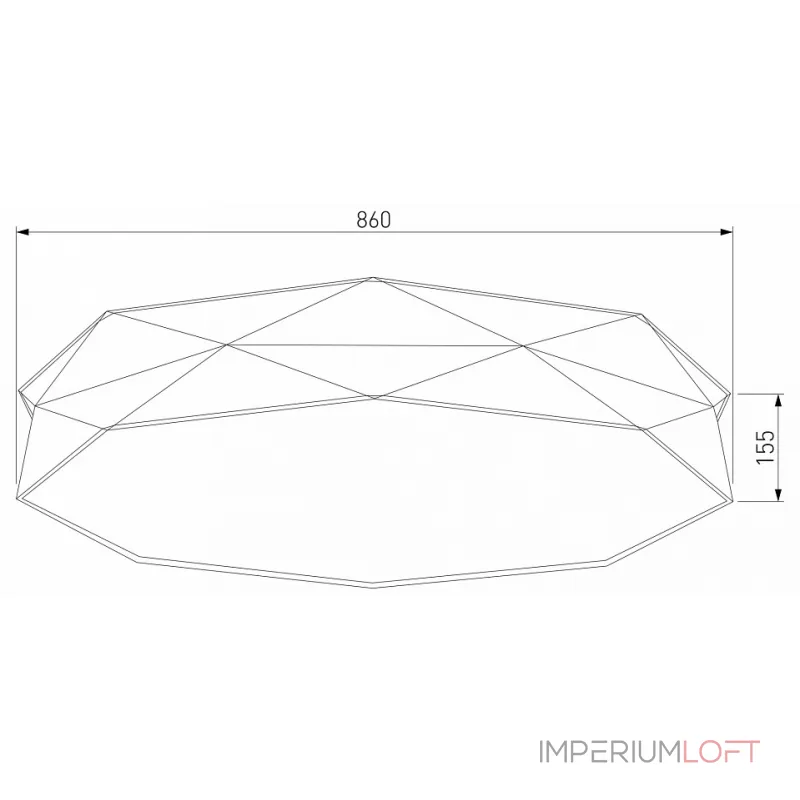 Потолочный светильник 4223 Kantoor Graphite