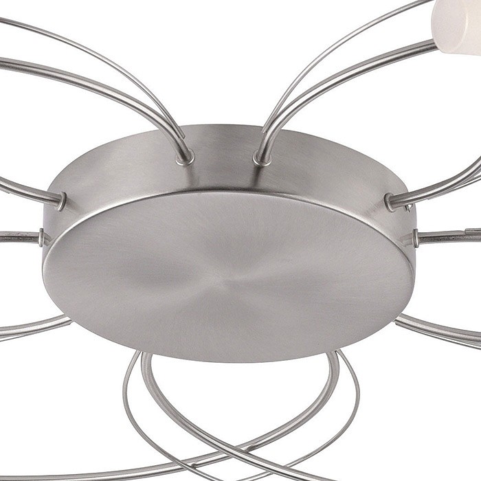 Накладной светильник TopLight Viola TL1199X-10ST Цвет арматуры никель Цвет плафонов белый от ImperiumLoft