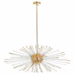 Светильник на штанге ST-Luce Callio SL1097.203.09 Цвет арматуры золото Цвет плафонов прозрачный от ImperiumLoft