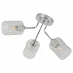 Потолочная люстра Hiper Bacco H180-3 Цвет арматуры хром Цвет плафонов прозрачный от ImperiumLoft