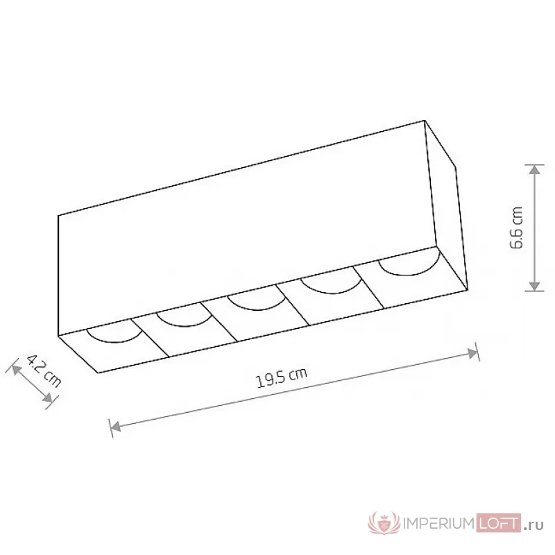 Накладной светильник Nowodvorski Midi Led 10055 от ImperiumLoft
