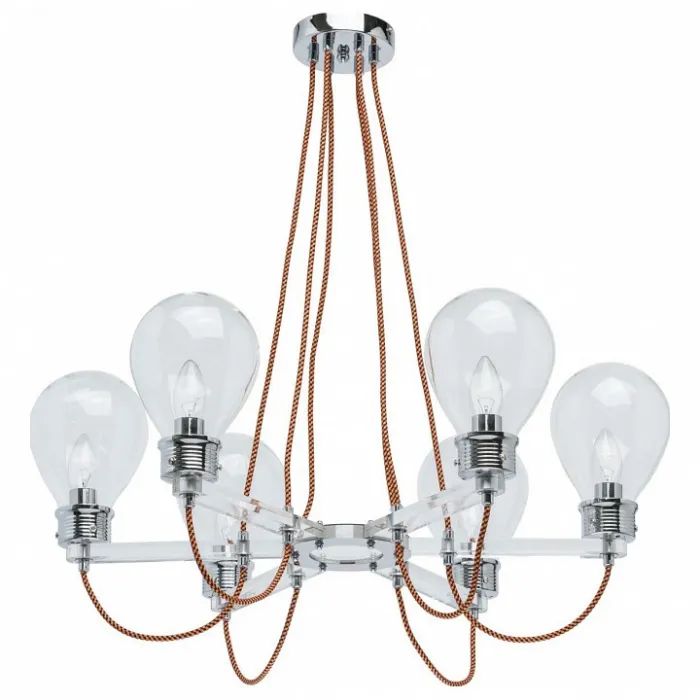 Подвесная люстра MW-Light Атмосфера 699010806 Цвет арматуры хром Цвет плафонов прозрачный от ImperiumLoft