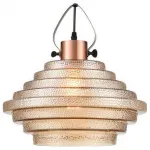 Подвесной светильник Vele Luce Genio 654 VL5404P21 Цвет плафонов янтарный Цвет арматуры золото от ImperiumLoft