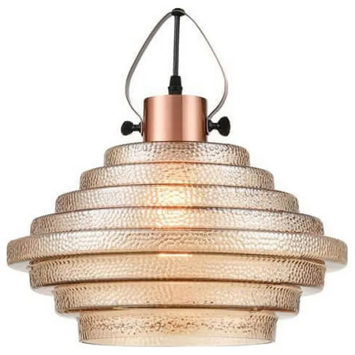 Подвесной светильник Vele Luce Genio 654 VL5404P21 Цвет плафонов янтарный Цвет арматуры золото от ImperiumLoft