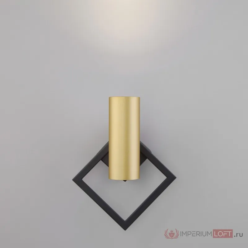 Бра Eurosvet Turro 20091/1 LED черный/ золото Цвет плафонов золото Цвет арматуры черный от ImperiumLoft
