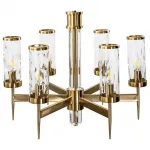Подвесная люстра Divinare Sham 4505/17 LM-6 Цвет арматуры латунь Цвет плафонов прозрачный
