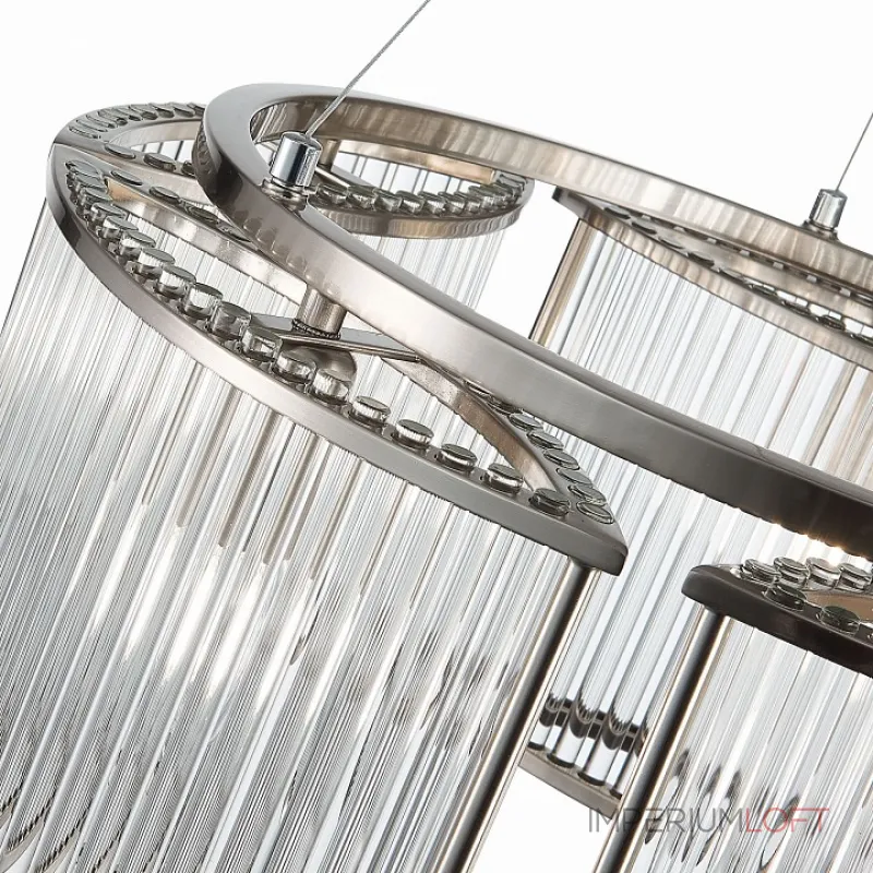 Подвесная люстра ST-Luce Velletri SL1627.103.05 Цвет арматуры серый Цвет плафонов неокрашенный