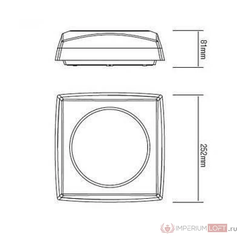 Накладной светильник Horoz Electric Модерн HRZ00001419 Цвет арматуры серебро от ImperiumLoft