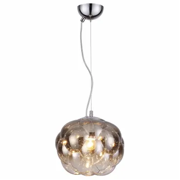 Подвесной светильник Odeon Light Pecola 4701/1 Цвет арматуры хром Цвет плафонов серебро