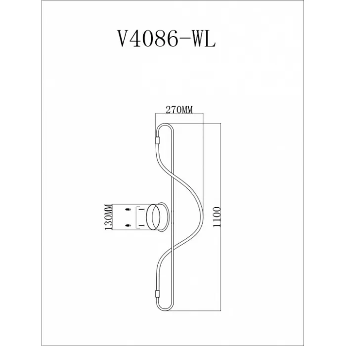 Накладной светильник Moderli TRUE V4086-WL от ImperiumLoft