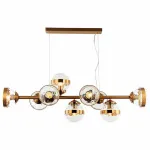 Подвесной светильник Stilfort Sogno 2134/05/09P Цвет плафонов прозрачный Цвет арматуры золото от ImperiumLoft