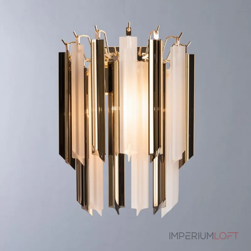 Накладной светильник Divinare Frizzante 1681/01 AP-1 Цвет плафонов золото Цвет арматуры золото от ImperiumLoft