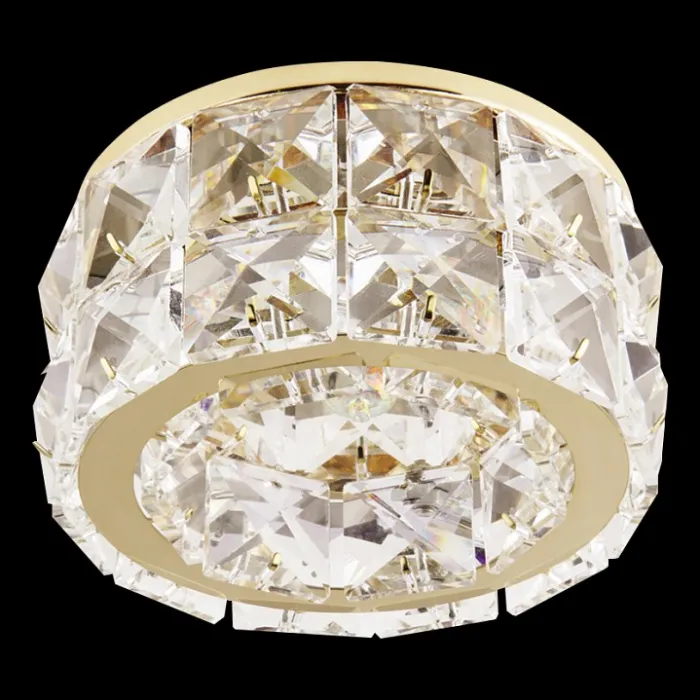 Встраиваемый светильник Lightstar Onora Grande 032802 Цвет арматуры золото Цвет плафонов прозрачный от ImperiumLoft