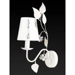 Бра TopLight Madlyn TL5630B-01WH Цвет арматуры белый Цвет плафонов серый