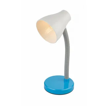 Настольная лампа офисная Globo Flynn 24805B Цвет арматуры синий Цвет плафонов белый