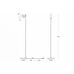 Торшер Maytoni Bansky MOD129FL-01W от ImperiumLoft