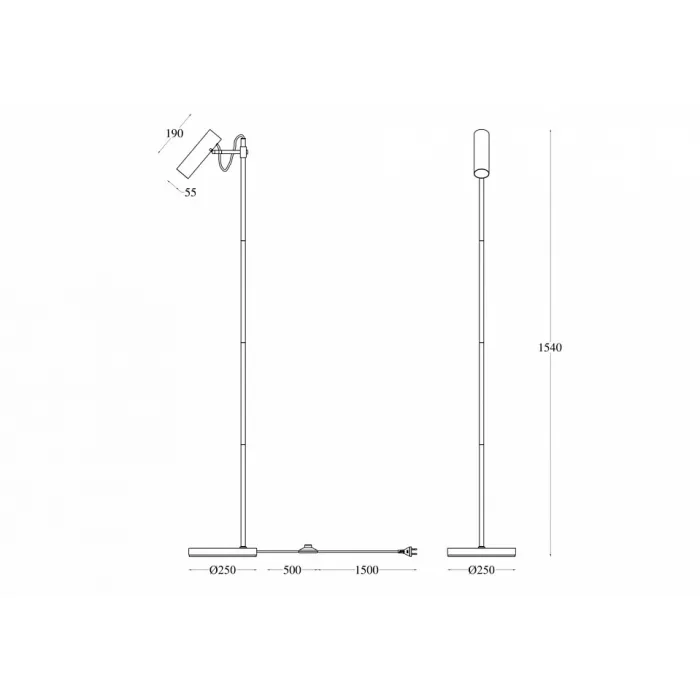Торшер Maytoni Bansky MOD129FL-01W от ImperiumLoft