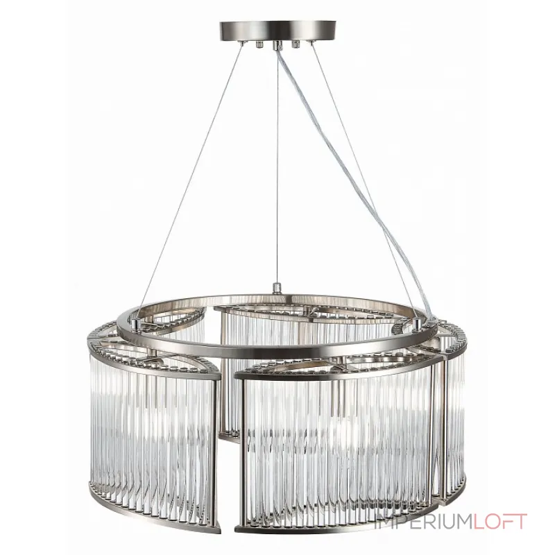 Подвесная люстра ST-Luce Velletri SL1627.103.05 Цвет арматуры серый Цвет плафонов неокрашенный