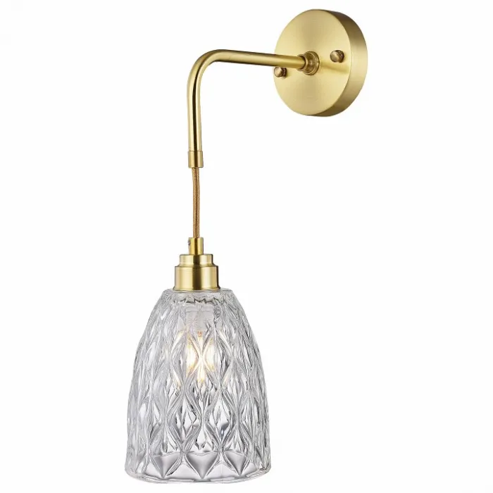 Бра TopLight Pearle TL5162W Цвет арматуры золото Цвет плафонов прозрачный от ImperiumLoft