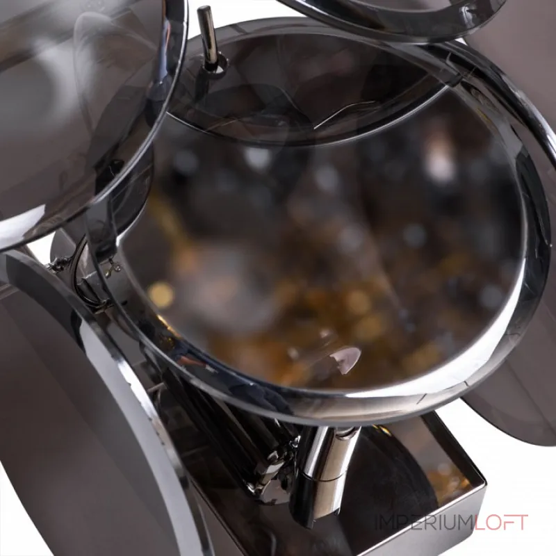 Накладной светильник Divinare Chloe 7566/02 AP-1 Цвет плафонов серый Цвет арматуры хром от ImperiumLoft Накладной светильник Divinare Chloe 7566/02 AP-1 Цвет плафонов серый Цвет арматуры хром от ImperiumLoft