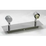 Спот Lussole Lombardia LSN-0801-02 Цвет арматуры хром Цвет плафонов серебро от ImperiumLoft