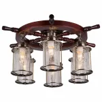 Потолочная люстра ST-Luce Volantino SL150.302.06 Цвет арматуры бронза Цвет плафонов прозрачный от ImperiumLoft
