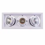 Встраиваемый светильник MW-Light Круз 637016303 Цвет арматуры белый Цвет плафонов кремовый от ImperiumLoft