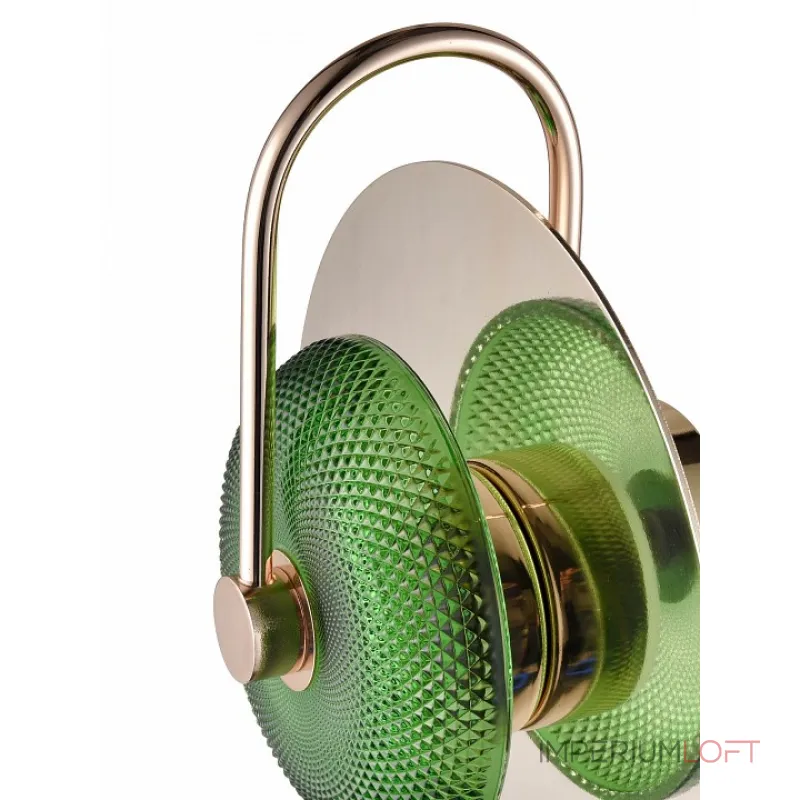 Бра Vele Luce Rainbow VL5744W11 Цвет арматуры Желтый Цвет плафонов Зеленый