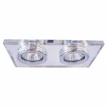 Встраиваемый светильник Arte Lamp Cool Ice A5956PL-2CC Цвет арматуры хром Цвет плафонов прозрачный