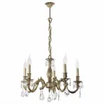 Подвесная люстра Dio D’Arte Mannelli Mannelli E 1.1.5.600 GH Цвет плафонов прозрачный Цвет арматуры золото от ImperiumLoft