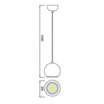 Подвесной светильник Horoz Electric HRZ00000796 