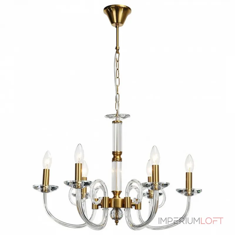 Подвесная люстра Stilfort Glass 1050/03/06P Цвет арматуры золото Подвесная люстра Stilfort Glass 1050/03/06P Цвет арматуры золото