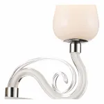 Бра Arte Lamp Biancaneve A8110AP-1WH Цвет арматуры хром Цвет плафонов белый